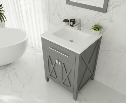 Laviva Wimbledon 313YG319-24G 24" Grey Bathroom Vanity Set