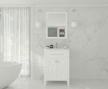 Load image into Gallery viewer, Laviva Wimbledon 313YG319-24W-WC 24&quot; White Bathroom Vanity Set White Carrara Top