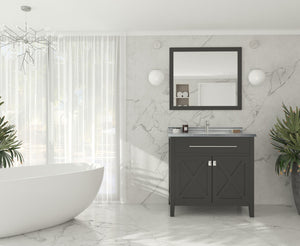 Laviva Wimbledon 313YG319-36E, 36" Espresso Bathroom Vanity Set