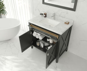 Laviva Wimbledon Espresso Bathroom Vanity Cabinet 313YG319-36E, 36" up