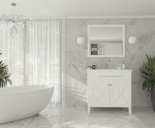 Load image into Gallery viewer, Laviva Wimbledon 313YG319-36W, 36&quot; White Bathroom Vanity Set