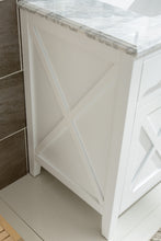 Load image into Gallery viewer, Laviva Wimbledon 313YG319-W White Bathroom Vanity Cabinet, sizes 24&quot; or 36&quot;
