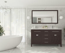 Load image into Gallery viewer, Laviva Wimbledon 313YG319-60B, 60&quot; Brown Double Sink Bath Vanity Set