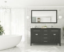 Load image into Gallery viewer, Laviva Wimbledon 313YG319-60E, 60&quot; Espresso Double Sink Bath Vanity Set
