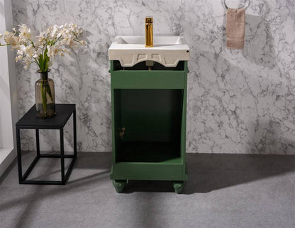 Legion Furniture 18" Vogue Green Sink Vanity - WLF9318-VG