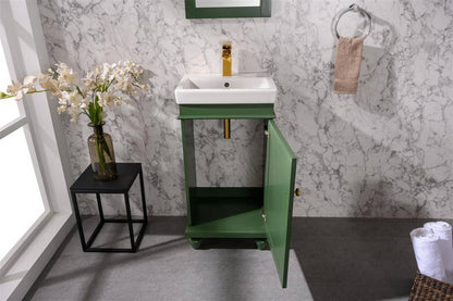 Legion Furniture 18" Vogue Green Sink Vanity - WLF9318-VG