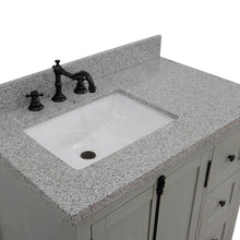 Load image into Gallery viewer, Bellaterra Gray Ash 37&quot; Single Vanity w/ Counter Top and Left Sink-Left Doors 400100-37L-GYA-GYR
