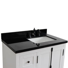 Load image into Gallery viewer, Bellaterra Shlomo Glacier Ash 37&quot; Single Vanity w/ Counter Top and Right Sink - Right Doors 400100-37R-GA-BGR