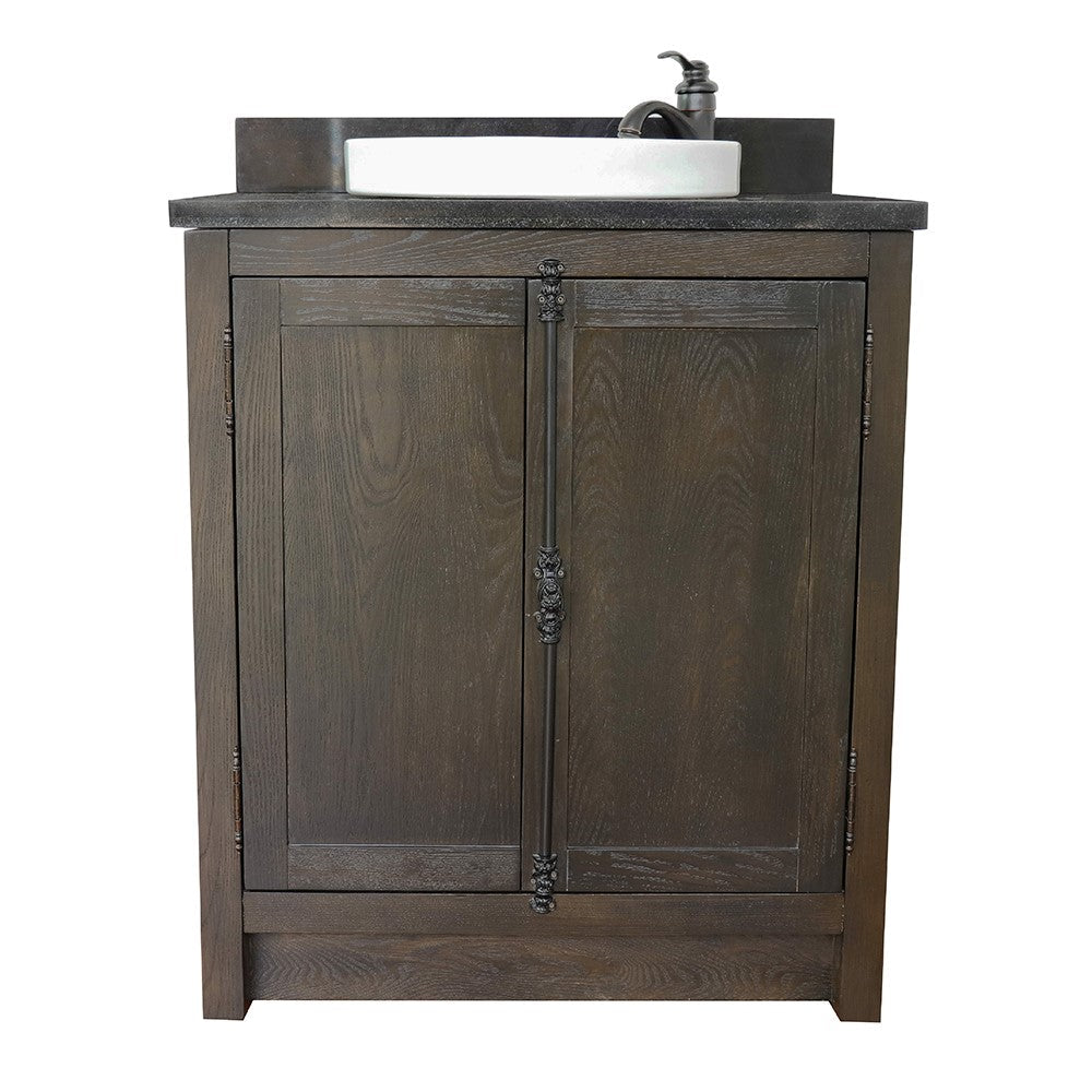 Bellaterra 400100-BA-BGRD 31" Wood Single Vanity w/ Counter Top and Sink (Brown Ash)