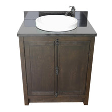 Load image into Gallery viewer, Bellaterra 400100-BA-BGRD 31&quot; Wood Single Vanity w/ Counter Top and Sink (Brown Ash)