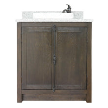 Load image into Gallery viewer, Bellaterra 400100-BA-GYRD 31&quot; Wood Single Vanity w/ Counter Top and Sink (Brown Ash)
