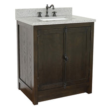 Load image into Gallery viewer, Bellaterra 400100-BA-GYR 31&quot; Wood Single Vanity w/ Counter Top and Sink (Brown Ash)