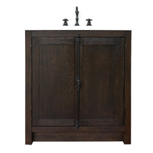 Load image into Gallery viewer, Bellaterra 400100-BA-WEO 31&quot; Wood Single Vanity w/ Counter Top and Sink (Brown Ash)