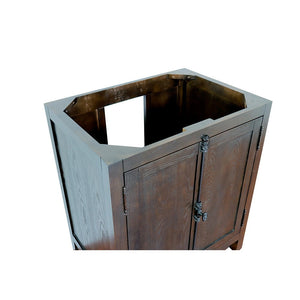 Bellaterra  30" Single Freestanding Vanity Cabinet Only 400100-BA