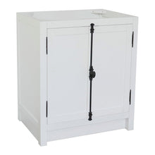 Load image into Gallery viewer, Bellaterra  30&quot; Single Freestanding Vanity White Cabinet Only 400100-GA