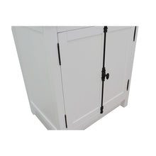 Load image into Gallery viewer, 400100-BA-30&quot;-Single-Vanity-CabinetBellaterra  30&quot; Single Freestanding Vanity White Cabinet Only 400100-GA