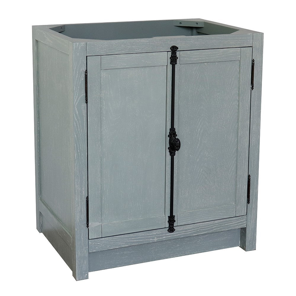 Bellaterra  30" Single Freestanding Vanity Gray Cabinet Only 400100-GYA