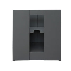 Bellaterra  30" Single Freestanding Vanity Gray Cabinet Only 400100-GYA