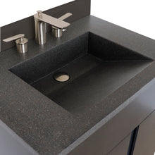 Load image into Gallery viewer, Bellaterra 400200-CTBL 31&quot; Single Vanity in Silvery Brown Finish with Counter Top and Rectangle Sink Black Concrete