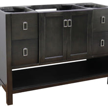 Load image into Gallery viewer, Bellaterra 48&quot; Single Vanity - Cabinet Only 400300-SB-WH, Silvery Brown, Front