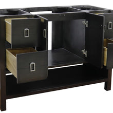 Load image into Gallery viewer, Bellaterra 48&quot; Single Vanity - Cabinet Only 400300-SB-WH, Silvery Brown, Open