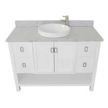 Load image into Gallery viewer, Bellaterra Shlomo - to Split 49&quot; White Wood Single Vanity w/ Counter Top and Sink 400300-WH-GYRD