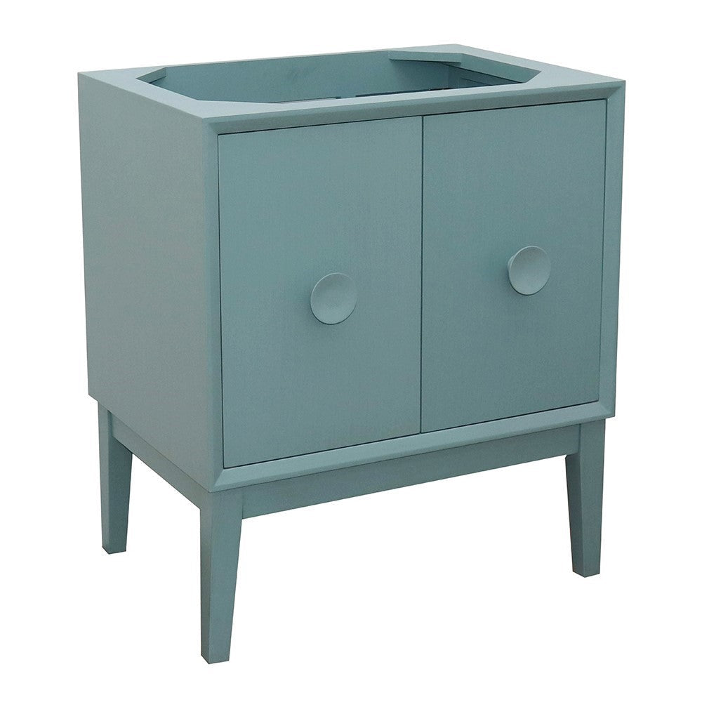 Bellaterra Freestanding 30" Single Vanity Cabinet Only Aqua Blu 400400-AB