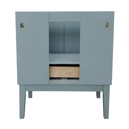 Bellaterra Freestanding 30" Single Vanity Cabinet Only Aqua Blu 400400-AB