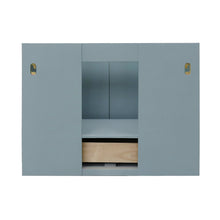 Load image into Gallery viewer, Bellaterra 400400-CAB-AB-BGRD 31&quot; Single Wall Mount w/ Counter Top and Sink (Aqua Blue)