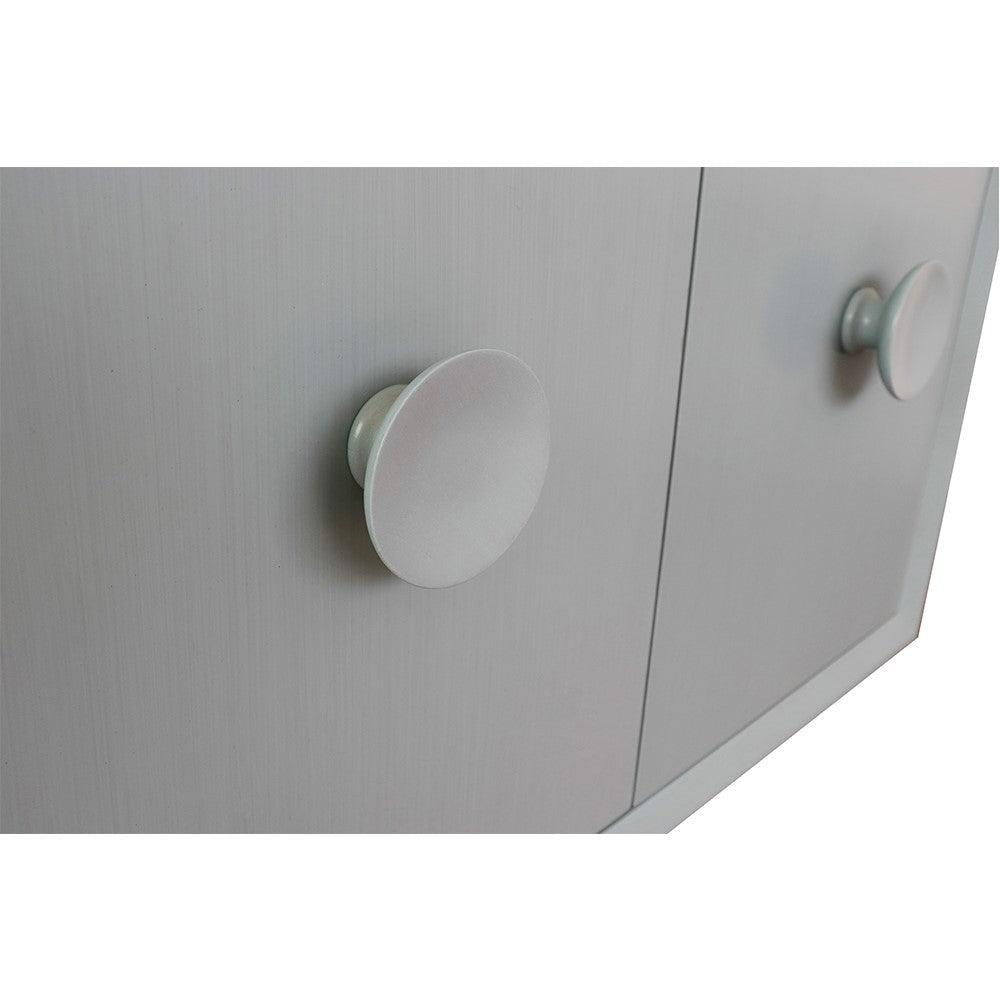 Bellaterra 400400-CAB-AB-BGR 31" Single Wall Mount w/ Counter Top and Sink (Aqua Blue)