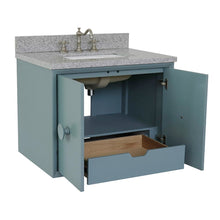 Load image into Gallery viewer, Bellaterra 400400-CAB-AB-GYR 31&quot; Single Wall Mount w/ Counter Top and Sink (Aqua Blue)