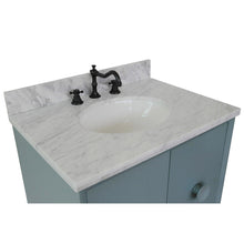 Load image into Gallery viewer, Bellaterra 400400-CAB-AB-WMO 31&quot; Single Wall Mount w/ Counter Top and Sink (Aqua Blue)