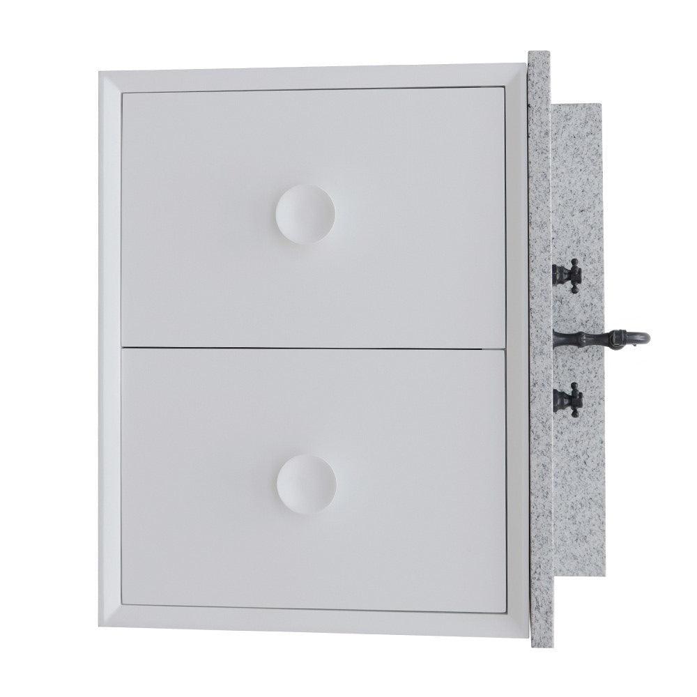 Bellaterra 400400-CAB-WH-GYO 31" Single Wall Mount w/ Counter Top and Sink (White)