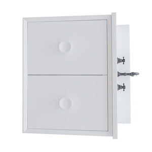 Bellaterra 400400-CAB-WH-WEO 31" Single Wall Mount w/ Counter Top and Sink (White)
