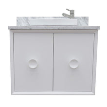 Load image into Gallery viewer, Bellaterra 400400-CAB-WH-WMRD 31&quot; Single Wall Mount w/ Counter Top and Sink (White)