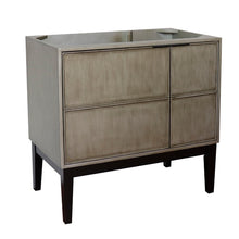 Load image into Gallery viewer, Bellaterra 400500-LN 36&quot; Single Vanity in Linen Brown Finish - Cabinet Only, Front