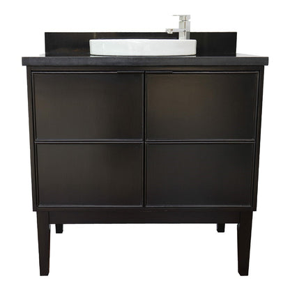 Bellaterra 37" Single Vanity Cappuccino Finish with Counter Top and Sink 400503-CP