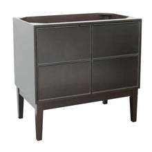 Load image into Gallery viewer, Bellaterra 400503-CP 36&quot; Single Vanity in Cappuccino Finish - Cabinet Only, Front