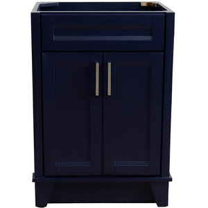 Bellaterra Blue 400700-24-BU 24" Single Sink Vanity - Cabinet Only 