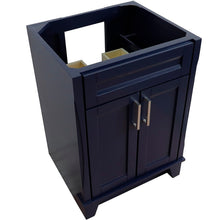 Load image into Gallery viewer, Bellaterra 400700-24-BU 24&quot; Single Sink Vanity - Cabinet Only
