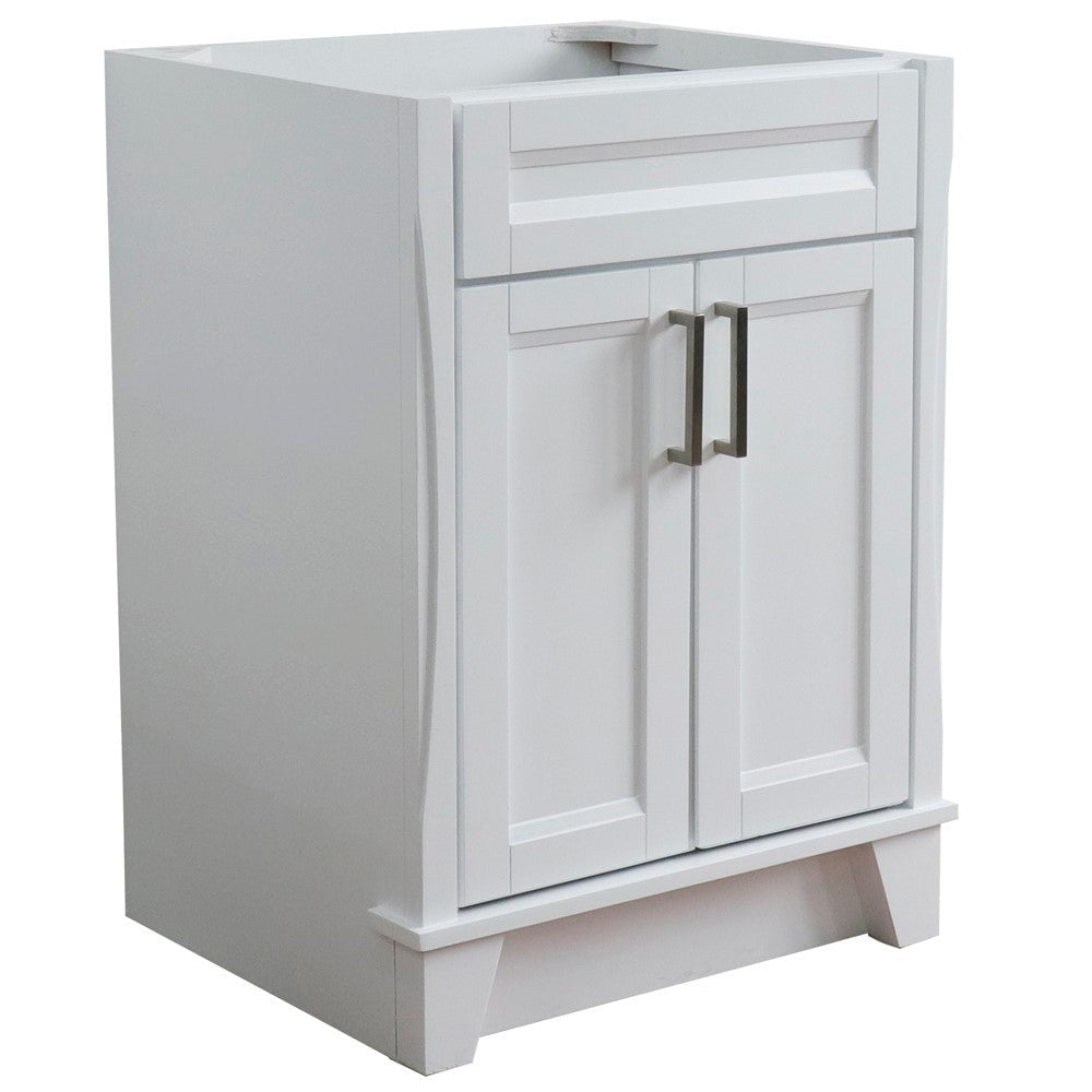 Bellaterra 400700-24-WH 24" Single Sink Vanity - Cabinet Only