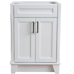 Bellaterra 400700-24-WH 24" Single Sink Vanity - Cabinet Only