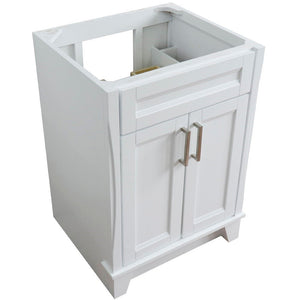 Bellaterra 24" Single Sink Vanity - Cabinet Only 400700-24-BU-DG-WH