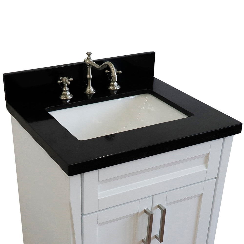 Bellaterra 25" Wood Single Vanity w/ Counter Top and Sink 400700-25