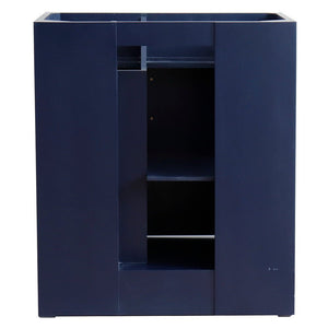 Bellaterra 400700-31-BU-BGO 31" Wood Single Vanity w/ Counter Top and Sink (Blue)
