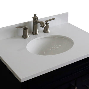 Bellaterra 400700-31-BU-WEO 31" Wood Single Vanity w/ Counter Top and Sink (Blue)