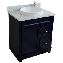 Load image into Gallery viewer, Bellaterra 400700-31-BU-WMRD 31&quot; Wood Single Vanity w/ Counter Top and Sink (Blue)