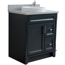 Load image into Gallery viewer, Bellaterra 400700-31-DG-GYRD 31&quot; Wood Single Vanity w/ Counter Top and Sink (Dark Gray)