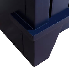 Load image into Gallery viewer, Bellaterra 400700-36L-BU-DG-WH 36&quot; Single Sink Vanity - Cabinet Only - Left Door , Blue, Close View