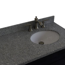 Load image into Gallery viewer, Bellaterra Dark Gray 37&quot; Single Vanity w/ Counter Top and Left Sink-Right Drawers 400700-37R-DG-GYOR